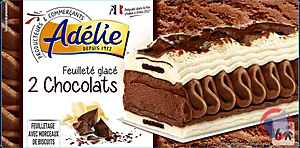 Rappel produit ADELIE Feuilleté Glacé CHOCOLAT 650mL ADELIE