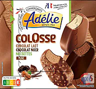 Rappel produit ADELIE ADELIE MINI COLOSSE 6x60mL VANILLE - CHOCOLAT - PRALINE