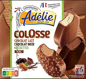 Rappel produit ADELIE MINI COLOSSE 6x60mL VANILLE - CHOCOLAT - PRALINE ADELIE