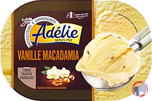 Rappel produit ADELIE VANILLE MACADAMIA 0.9L ADELIE
