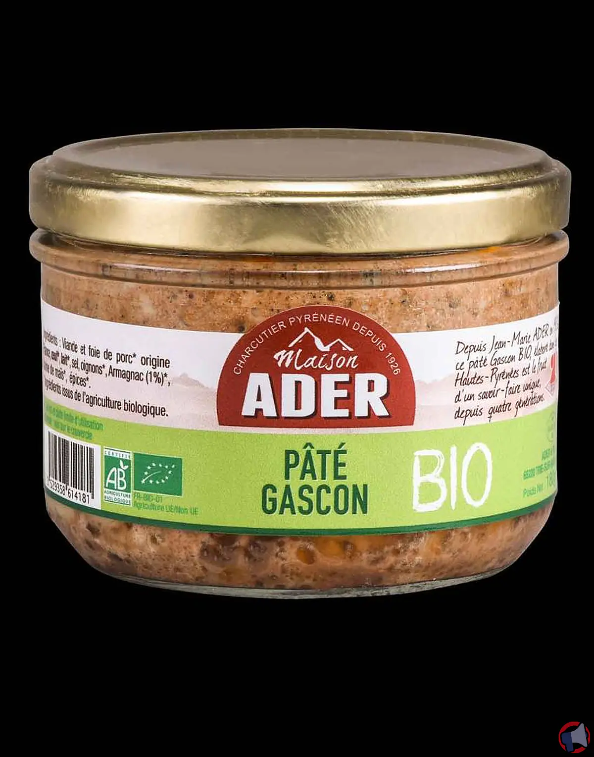 Rappel : Ader pâte gascon bio - mise en garde et analyse approfondie