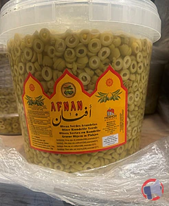 Rappel produit OLIVES NOIRES FACON GRECQUE ET OLIVES VERTES EN RONDELLES AFNAN