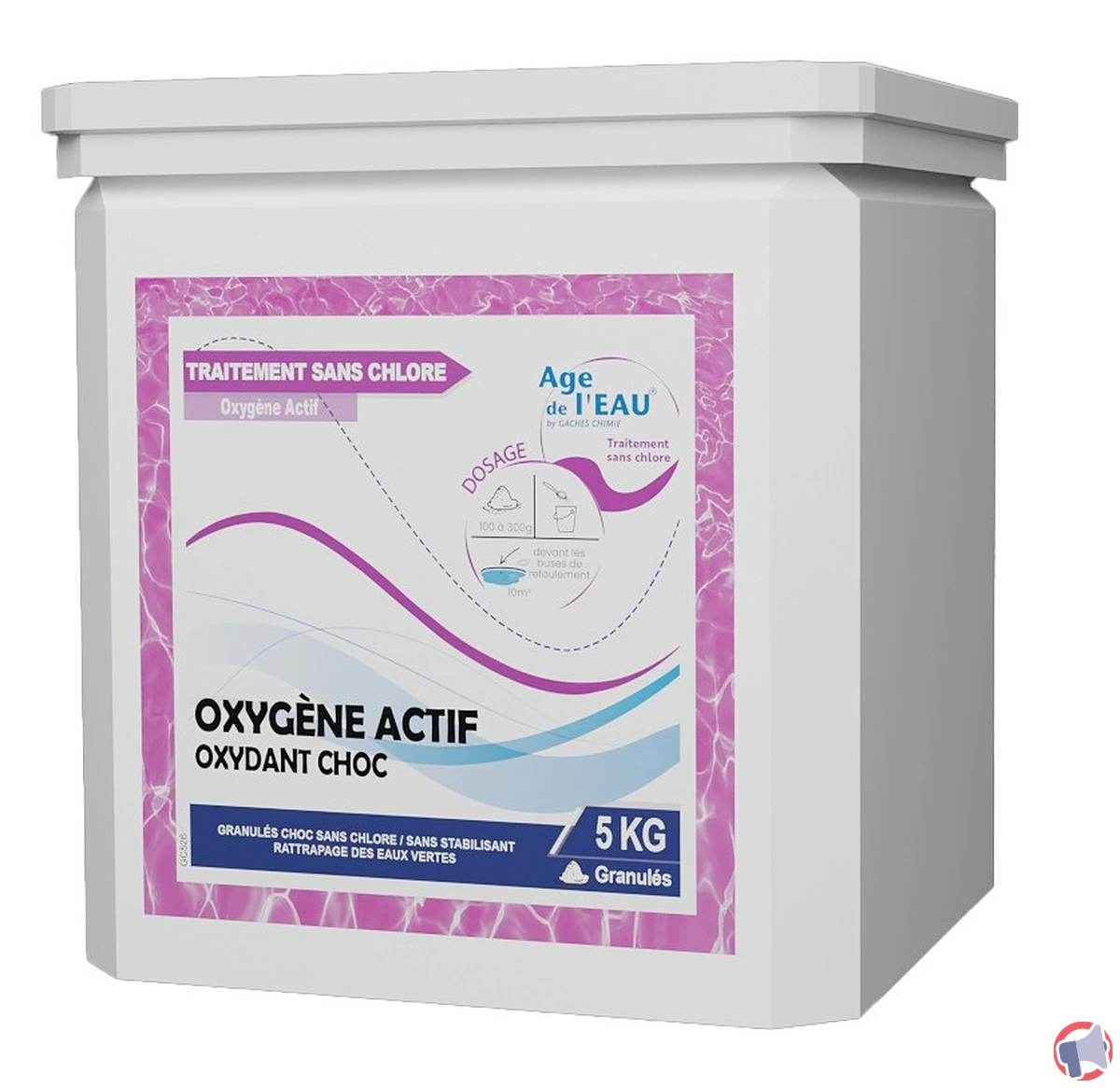 Rappel du produit âge l'eau oxygène actif oxydant choc : informations et mesures de précaution