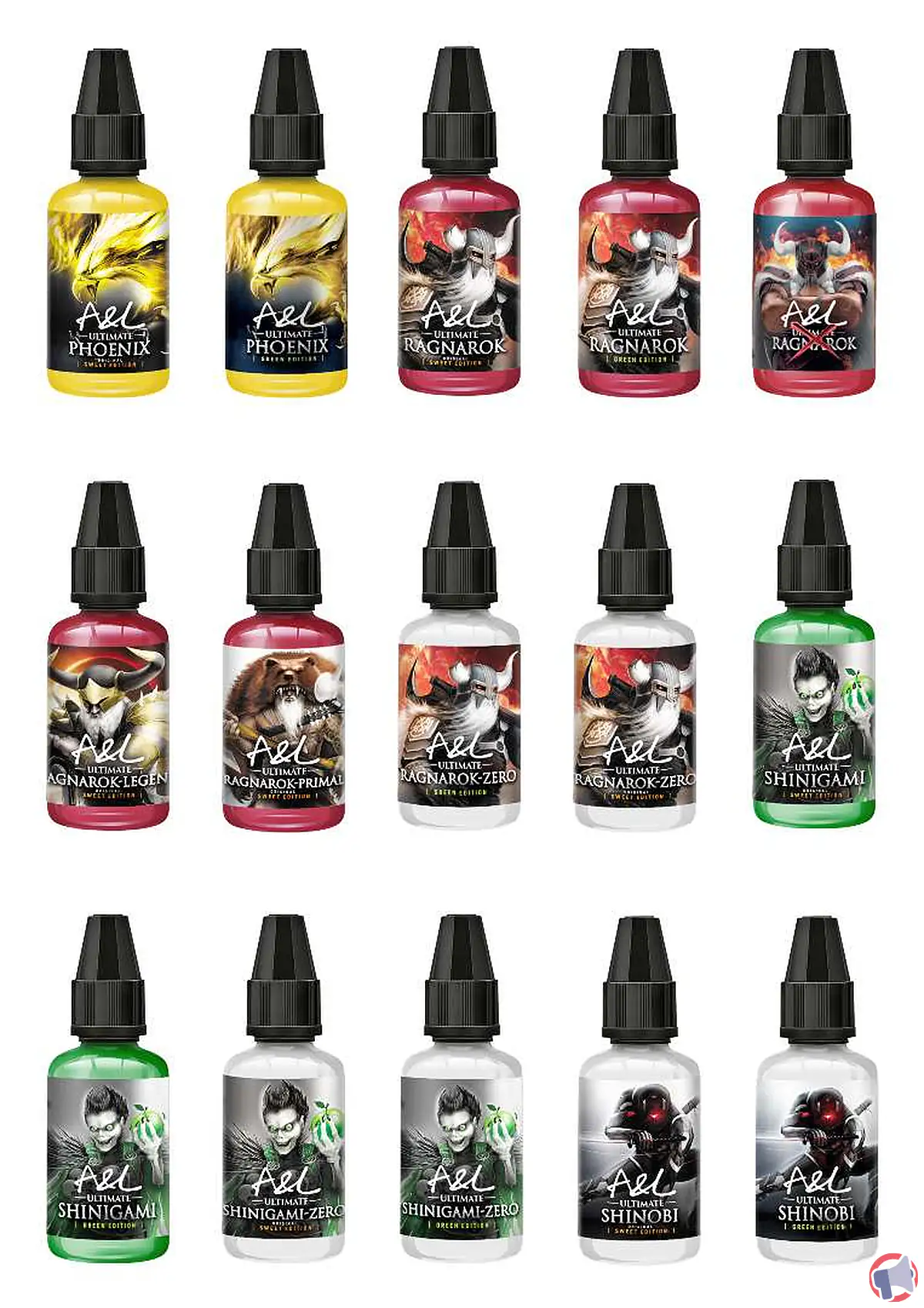 Rappel produit : arômes concentrés Ultimate de la marque A&L