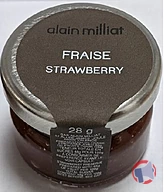 Rappel produit Alain Milliat Préparation de Fraise 28g