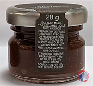 Rappel produit Préparation de Fraise 28g Alain Milliat (photo numéro 2)