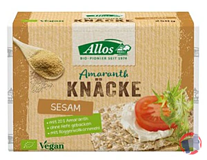 Rappel produit Amaranth Knäcke ALLOS