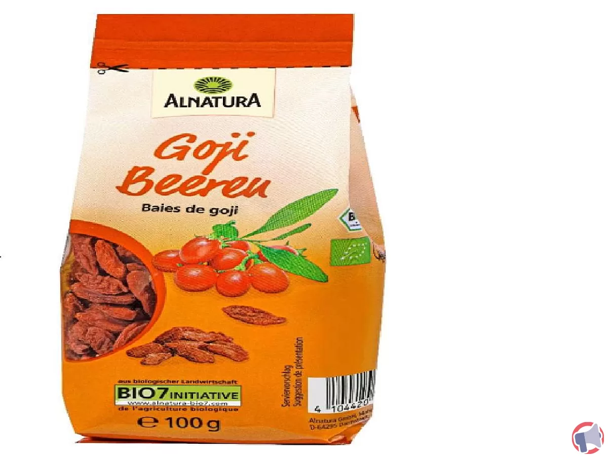 Rappel de produit : Baies de Goji BIO de la marque Alnatura pour risque de salmonelle