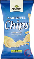 Rappel produit Chips de pomme de terre au sel marin bio 125g Alnatura