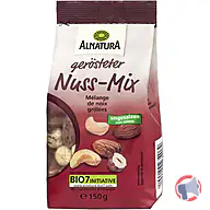 Rappel produit Alnatura Geröster Nuss-Mix (mélange de noix grillées et non salées)