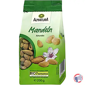 Rappel produit Mandeln (amandes) Alnatura