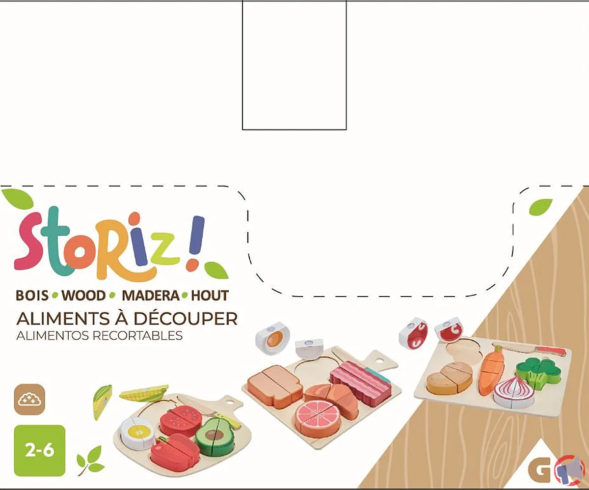 Rappel de la planche en bois pour aliments aloya – 6 pièces