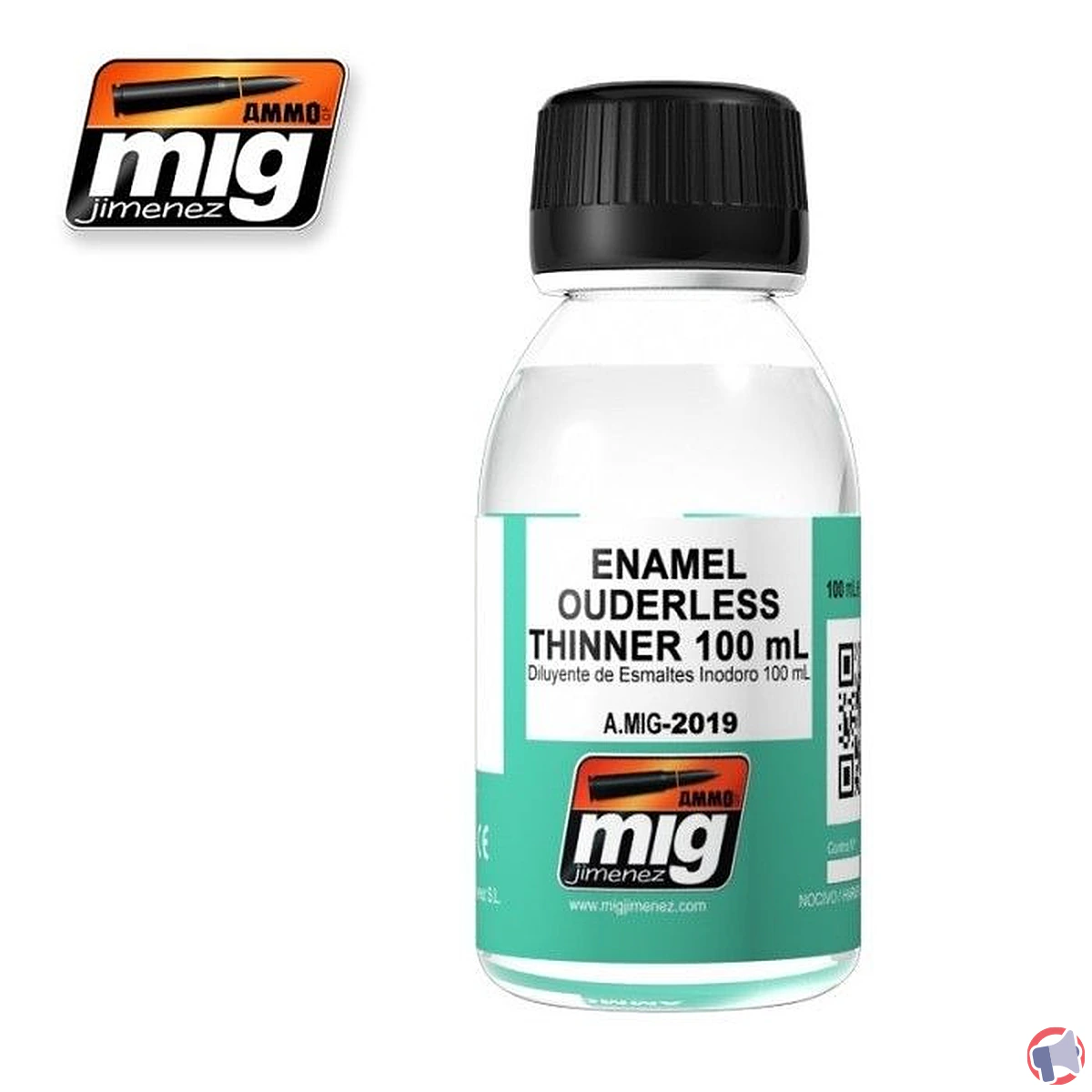 Rappel de produit : Enamel Odourless Thinner de AMMO OF MIG JIMENEZ