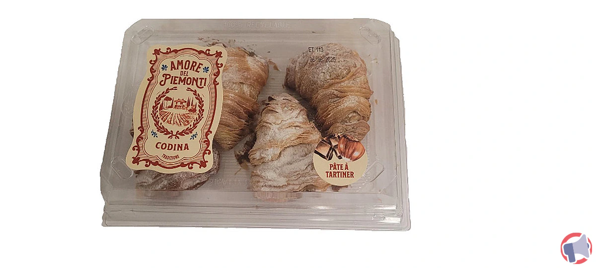 Rappel produit : erreur d'étiquetage sur la pâte à tartiner Codina d'Amore del Piemonti