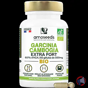 Rappel produit Garcinia Cambodia - 60 gélules de 500mg Amoseeds
