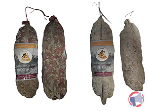 Rappel produit Saucisson sec André Cazaux , Saucisson sec Le Montagnard André Cazaux