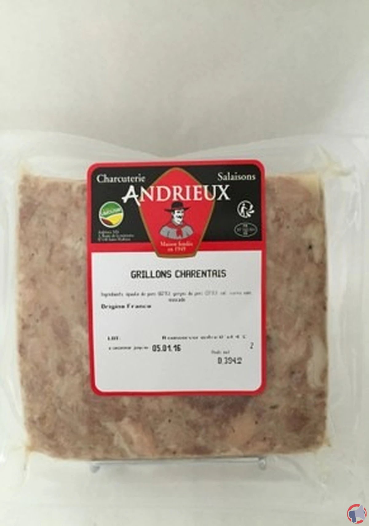 Rappel andrieux grillon charentais 400g : analyse complète du produit rappelé