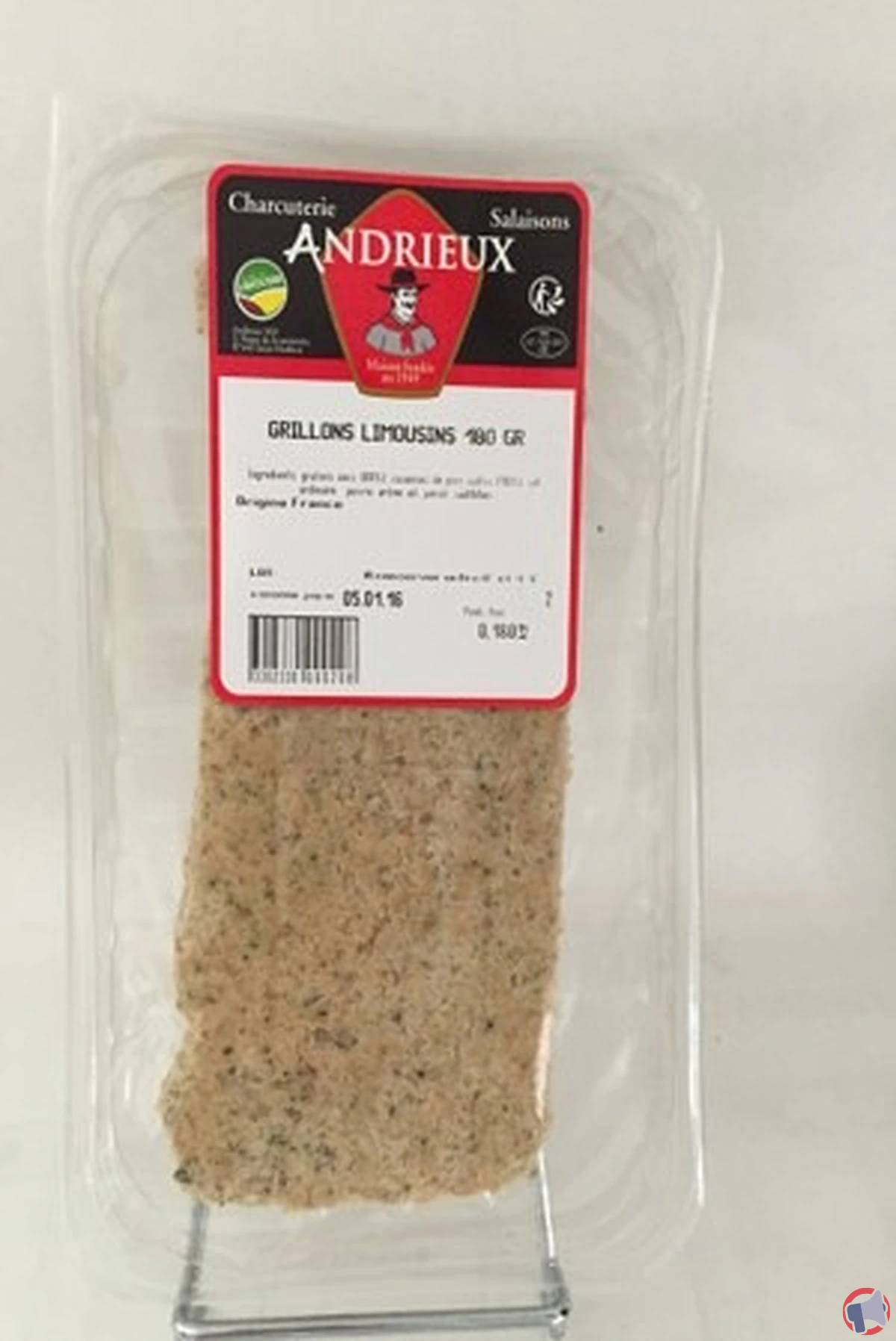 Rappel de produit : andrieux grillon – limousin 20250