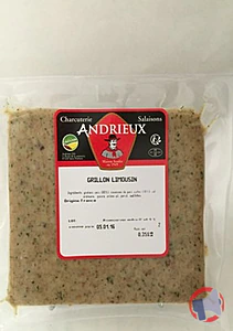 Rappel produit GRILLON LIMOUSINS 400G ANDRIEUX