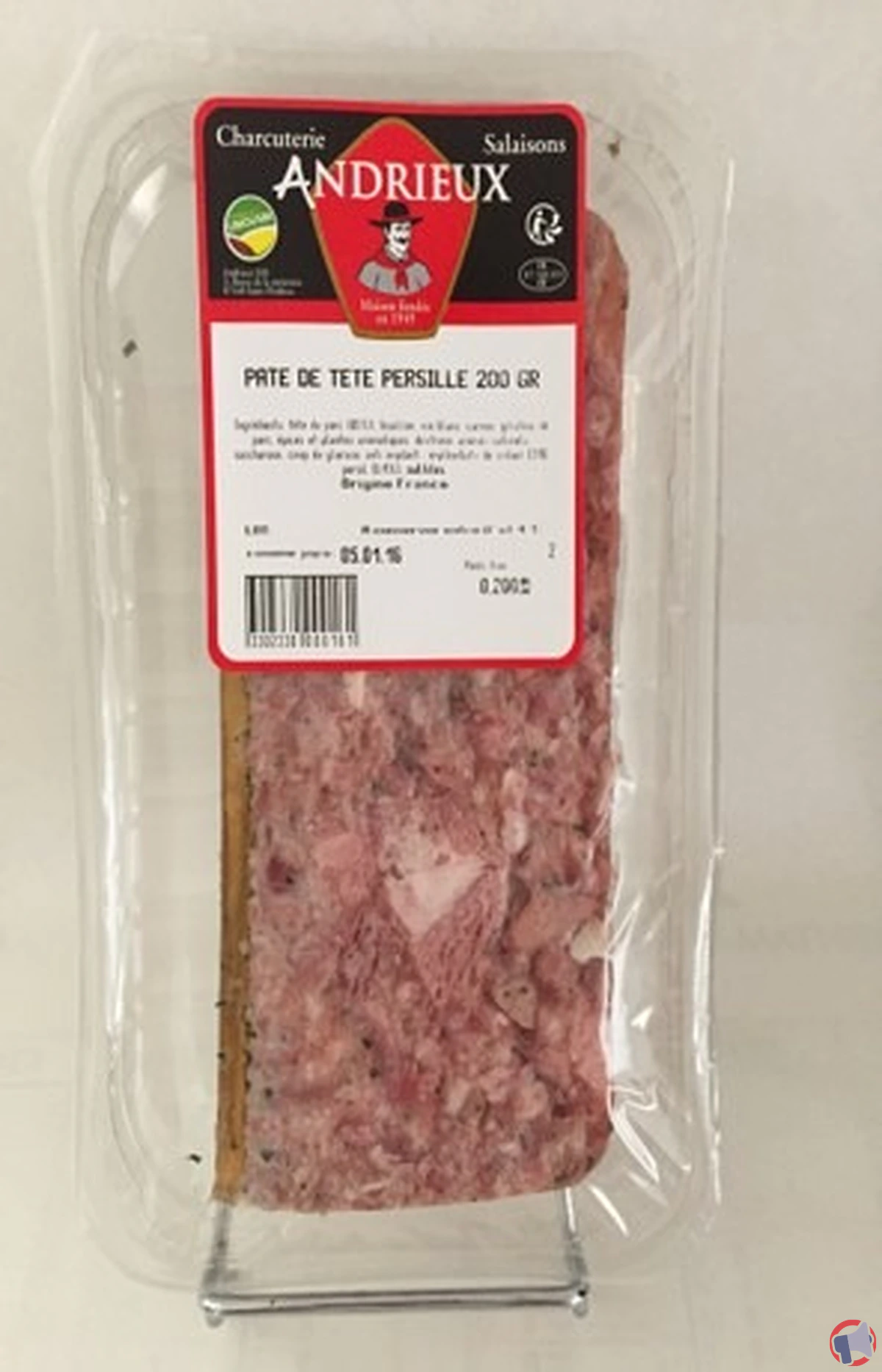 Rappel produit : Andrieux pâte tête 200g – mise en garde pour la santé