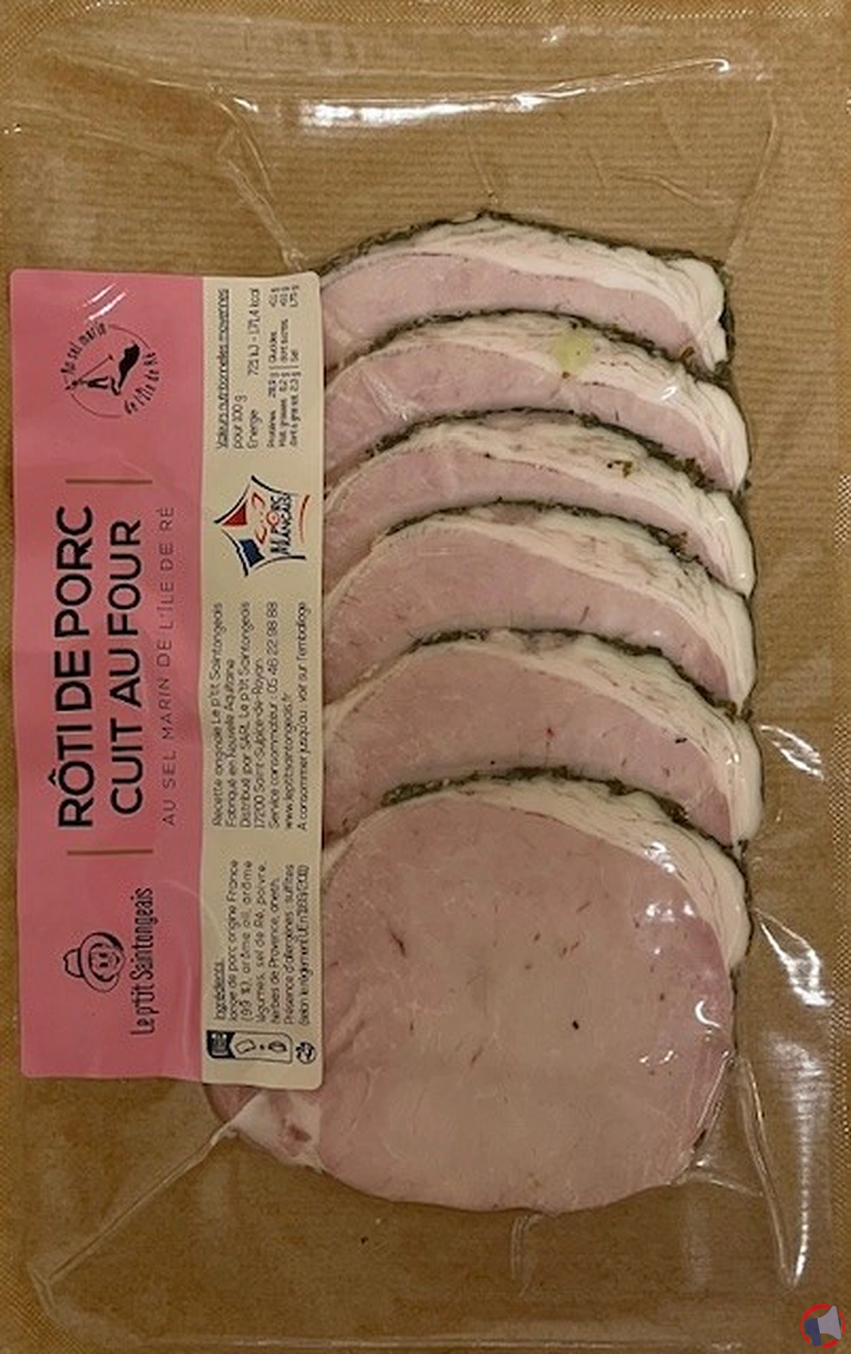 Rappel produit : Andrieux rôti cuit au four tranche