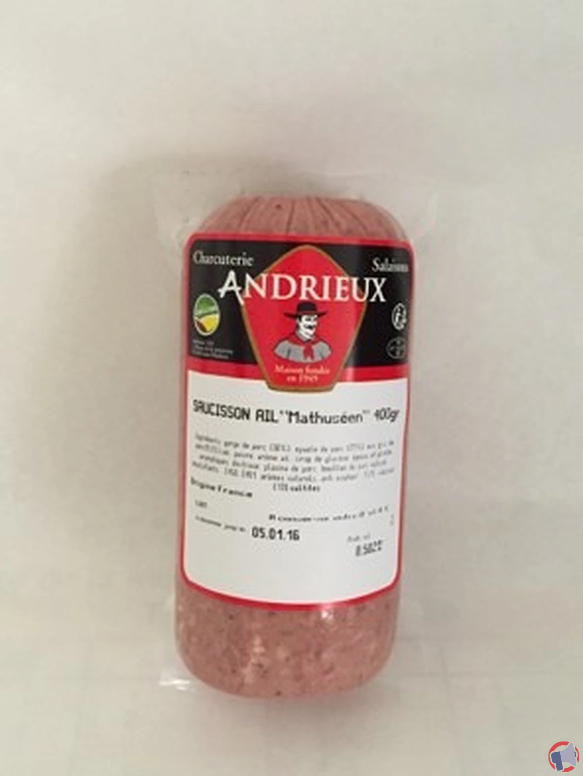 Rappel andrieux saucisson ail 400gr : informations détaillées sur le produit et ses risques