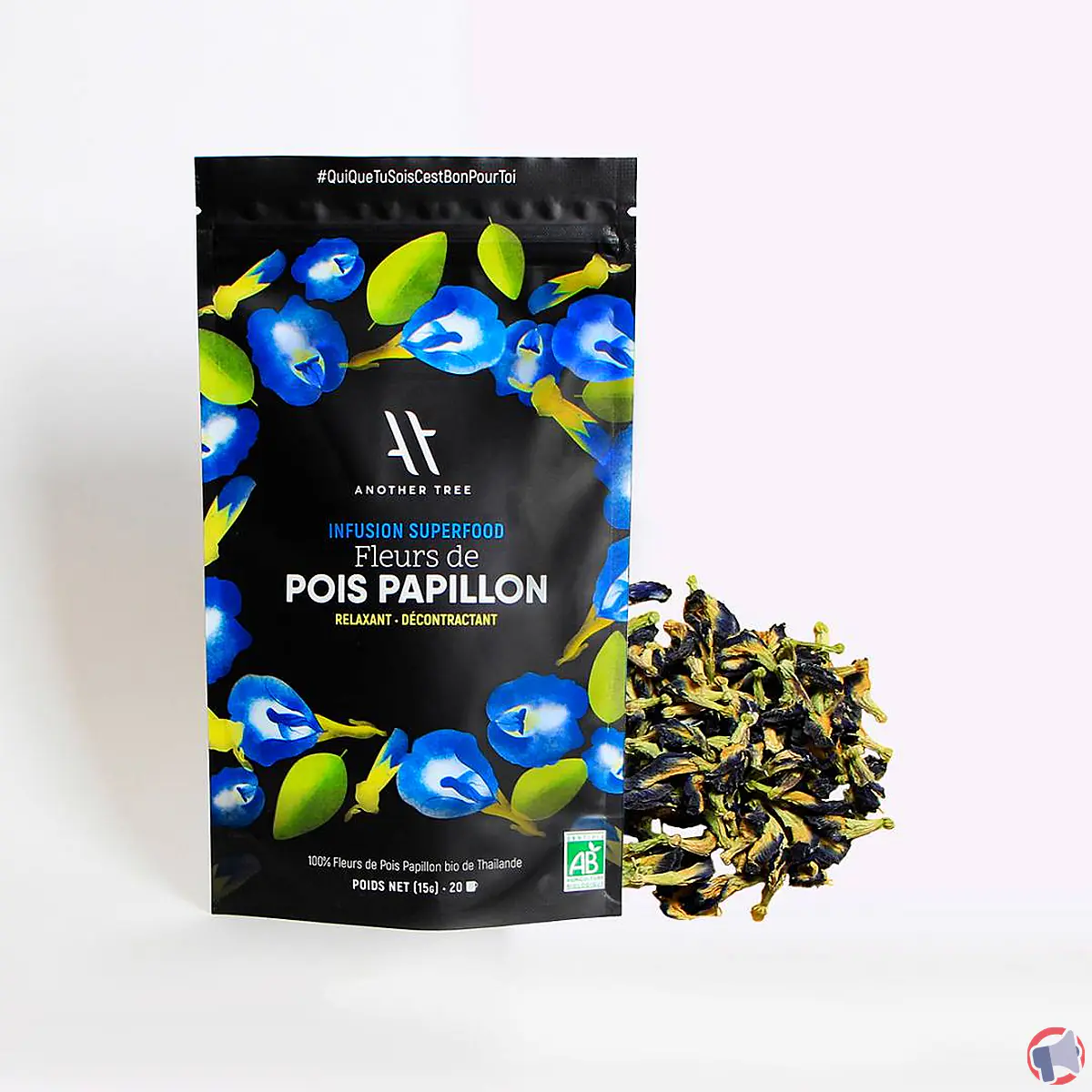 Rappel produit : Infusion Pois Papillon Bio - Thé Bleu de la marque Another Tree