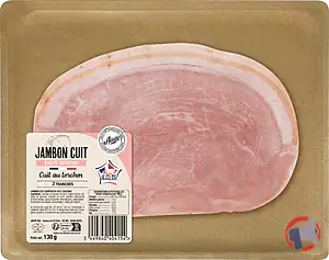 Rappel produit Jambon cuit au torchon Aoste 2T 130g AOSTE
