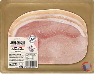 Rappel produit Jambon cuit au torchon Aoste 4T 260g AOSTE