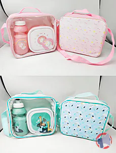 Rappel produit LUNCH BAG AVEC LUNCHBOX ET GOURDE PLASTIQUE REPAS ENFANT APOINT
