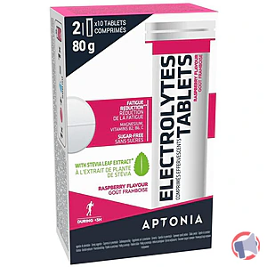 Rappel produit Electrolytes Tablets - Goût framboise Aptonia
