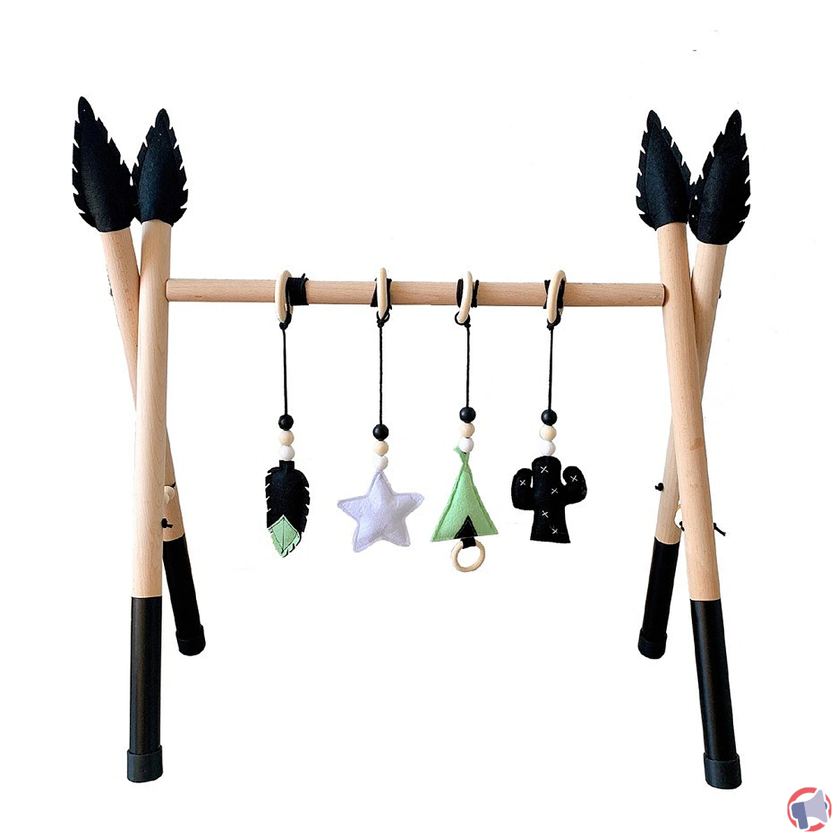 Rappel produit : arche d'éveil en bois - portique d'activité