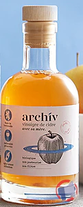 Rappel produit Archiv vinaigre de cidre avec sa mère archiv