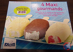 Rappel produit 4 Maxi Gourmands CHOCOLAT BLANC FRUITS ROUGES ARGEL
