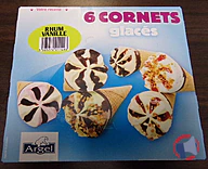 Rappel produit 6 CORNETS GLACES RHUM VANILLE ARGEL (photo numéro 1)