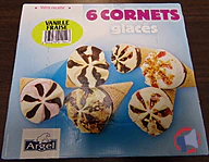 Rappel produit 6 CORNETS GLACES VANILLE FRAISE ARGEL (photo numéro 1)