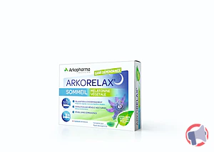 Rappel produit ARKORELAX® Sommeil Mélatonine Végétale - 15 comprimés ARKOPHARMA