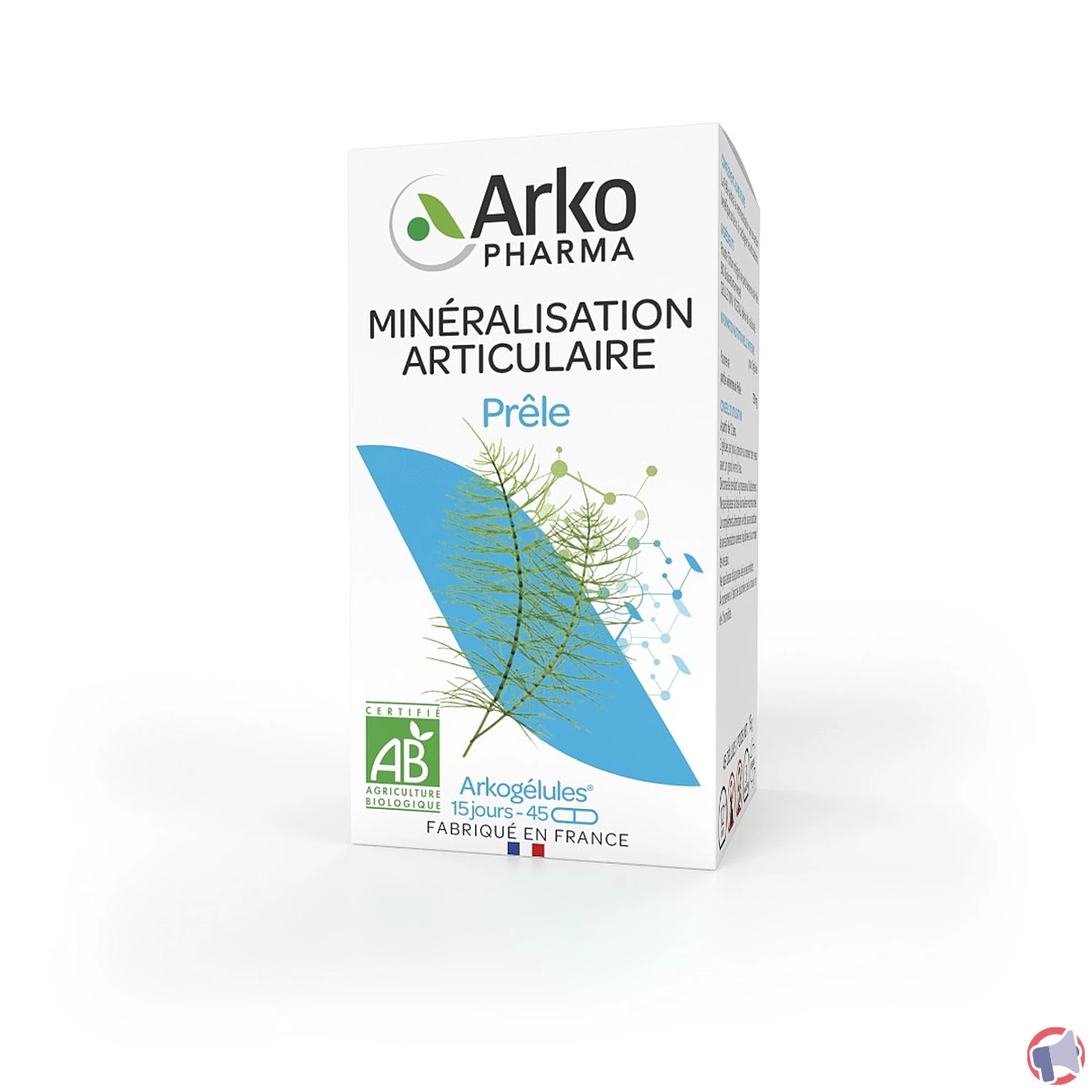 Rappel de produit : MINERALISATION ARTICULAIRE Prêle de la marque ARKOPHARMA