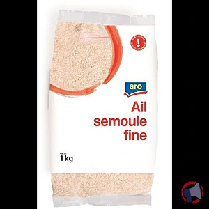 Rappel produit AIL SEMOULE FINE 1KG ARO ARO