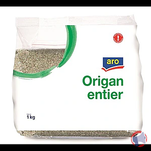 Rappel produit ORIGAN ENTIER 1KG ARO