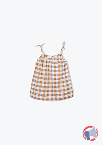 Rappel produit BLOUSE A CARREAUX ABRICOT 41 DEBBIE ARSENE ET LES PIPELETTES