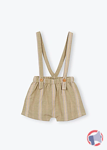 Rappel produit SHORT BRETELLES RAYE DANALO BEIGE ARSENE ET LES PIPELETTES