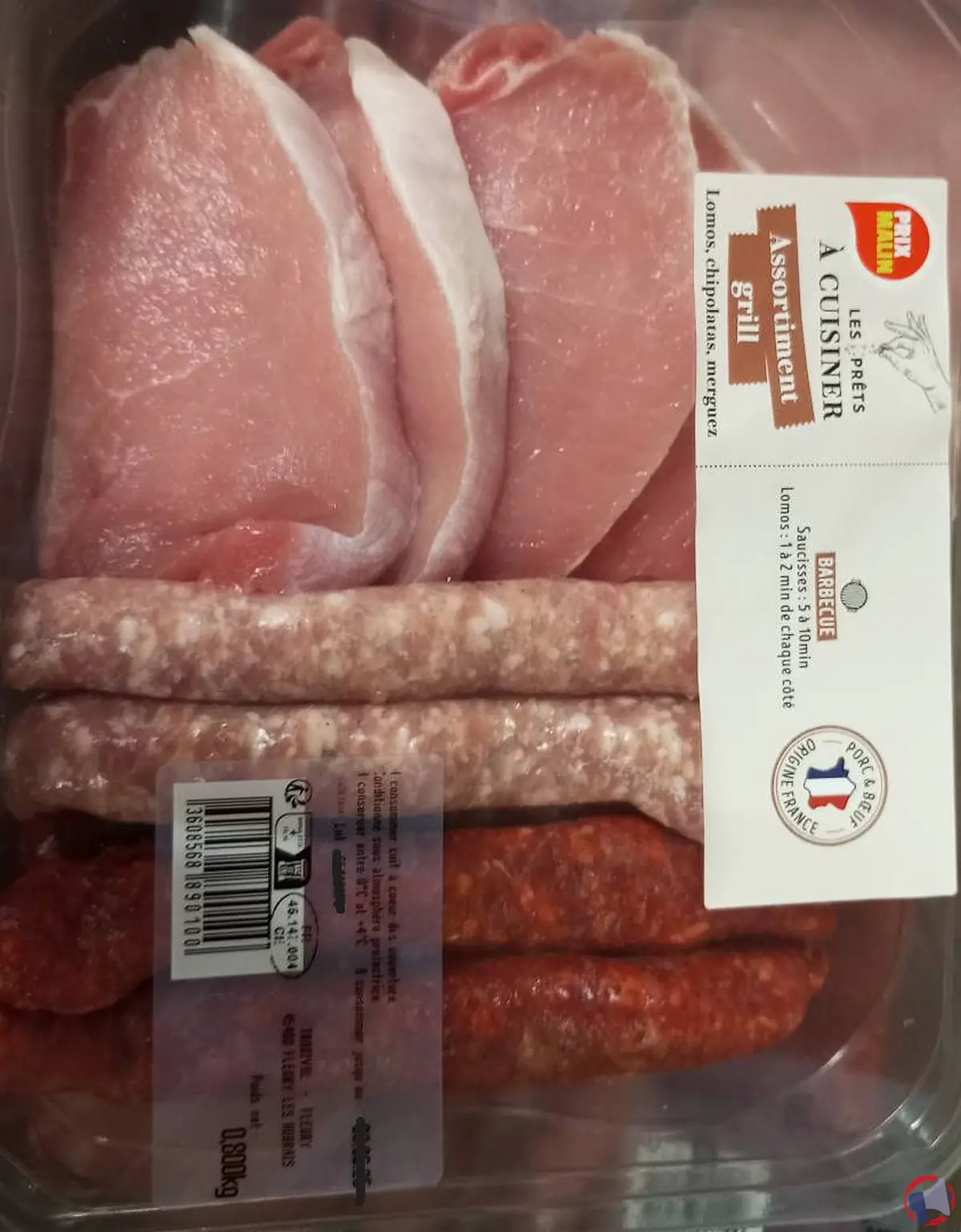 Rappel de produit : assortiment pour grillade potentiellement dangereux