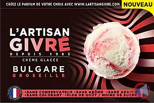 Rappel produit CREMES GLACEES ATELIER GIVRE