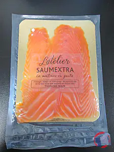 Rappel produit SACHET DE SAUMON FUME ECOSSAIS 100G ATELIER SAUMEXTRA