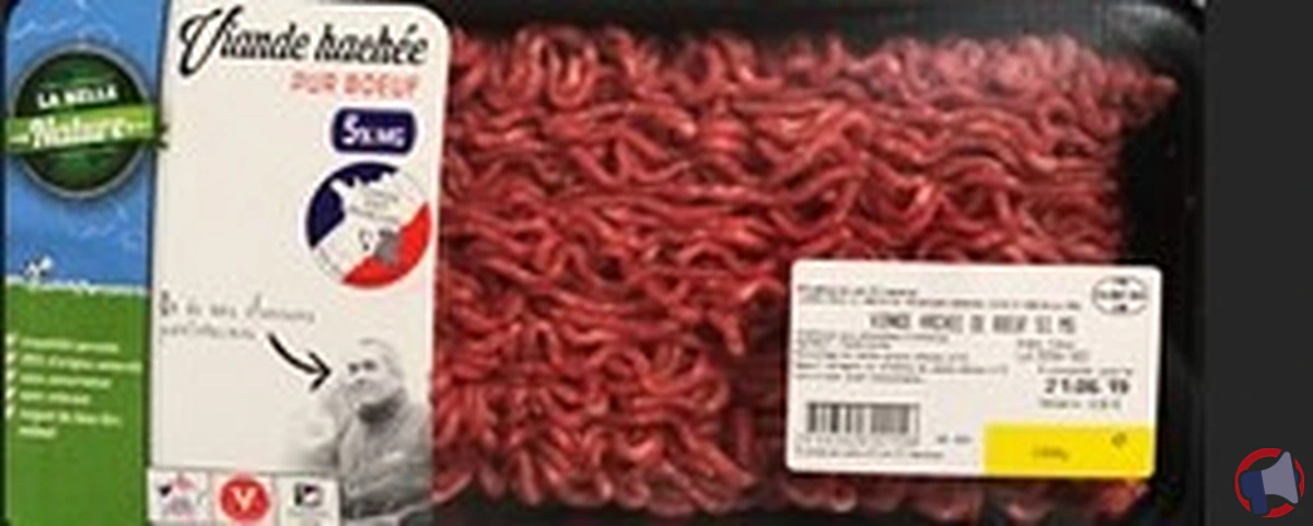 Rappel de produits : viande hachée de la marque Les Ateliers : La Belle Nature