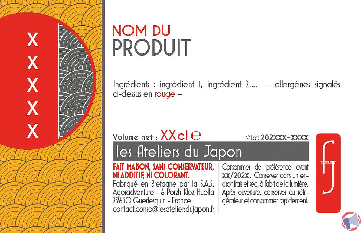 Rappel de tous les produits de la marque Les Ateliers du Japon