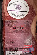 Rappel produit POITRINE DE PORC LES ATELIERS DE SEBASTIEN