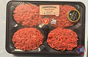 Rappel produit Steaks hachés 12% Les Ateliers