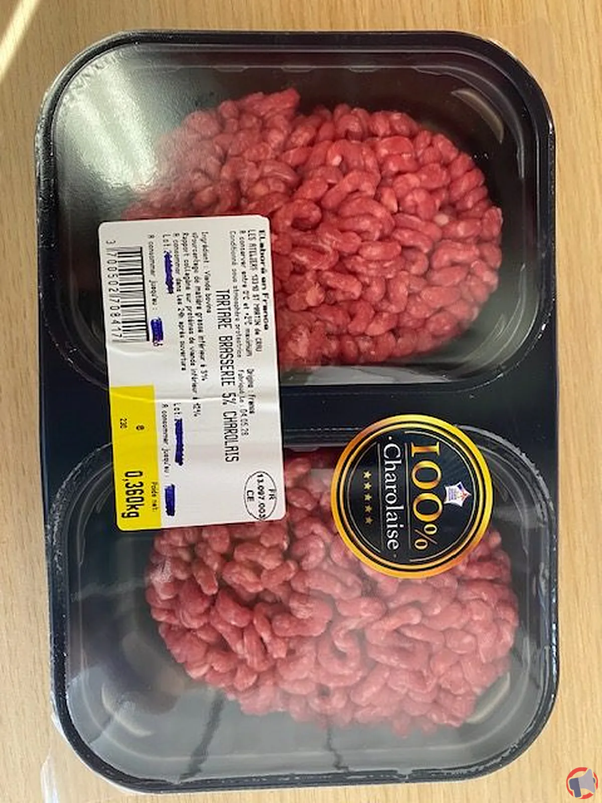 Rappel d’Ateliers tartare brasserie 5 charolais : ne pas consommer avant vérification